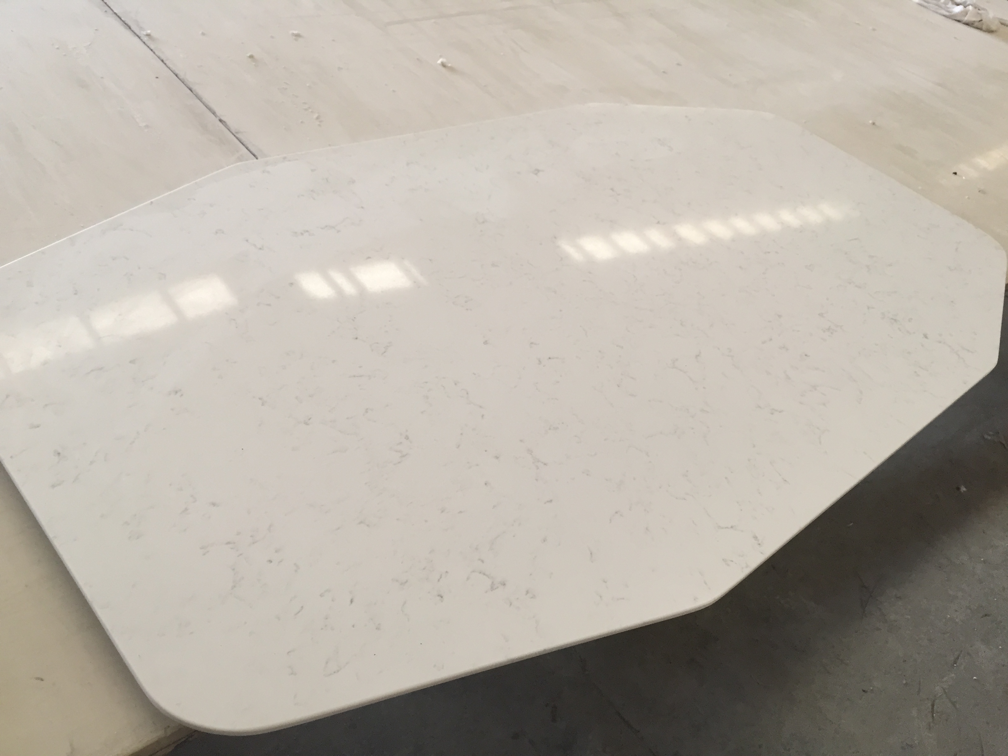 Carrara White Quartz Table Top