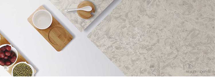 Marble Look Quartz Vanity Countertop