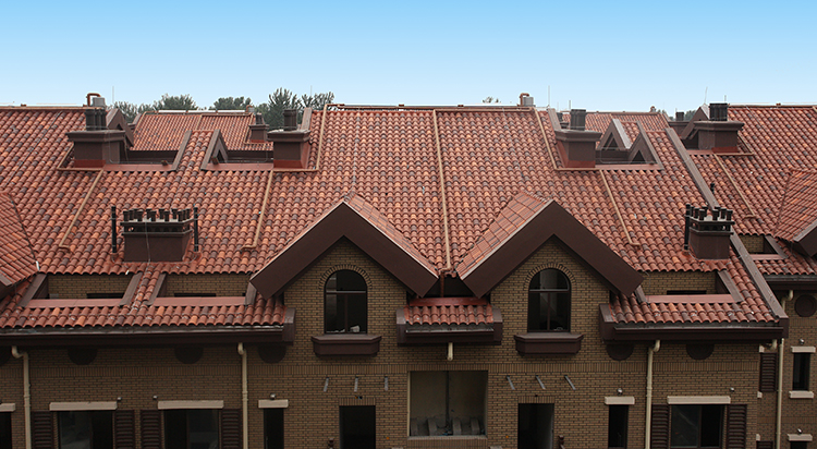 Matt Beige Spanish Roof Tiles On Sale