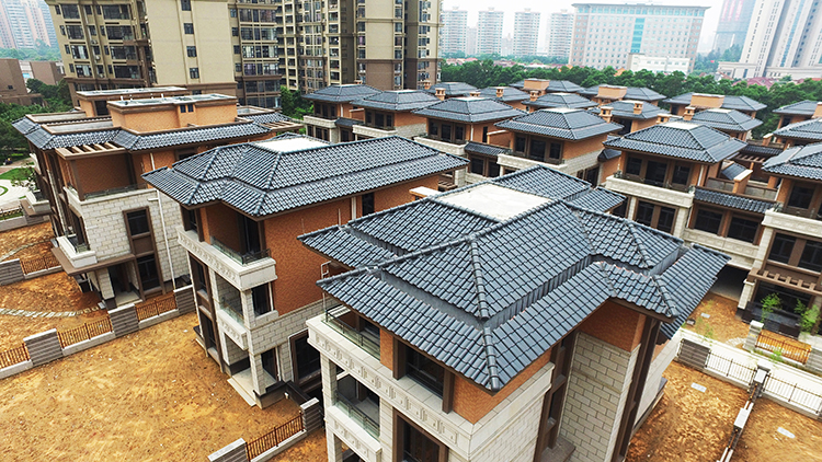 Glazed Blue Spanish Roof Tiles