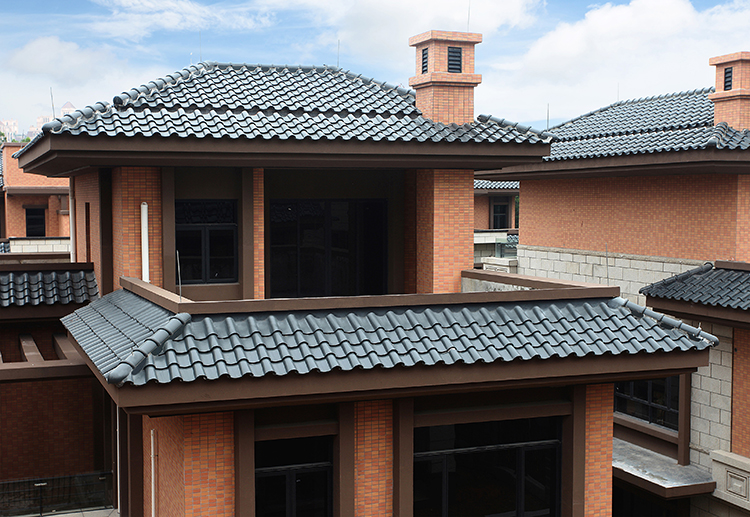 Glazed Blue Spanish Roof Tiles