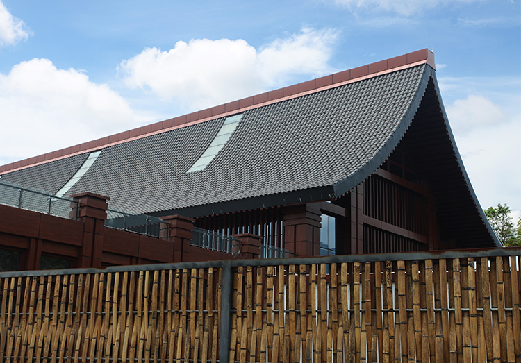 Dark Black Roman Roof Tiles