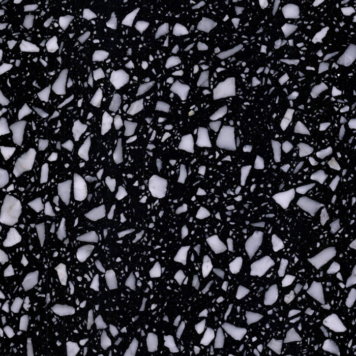 Classical Black Terrazzo Stone