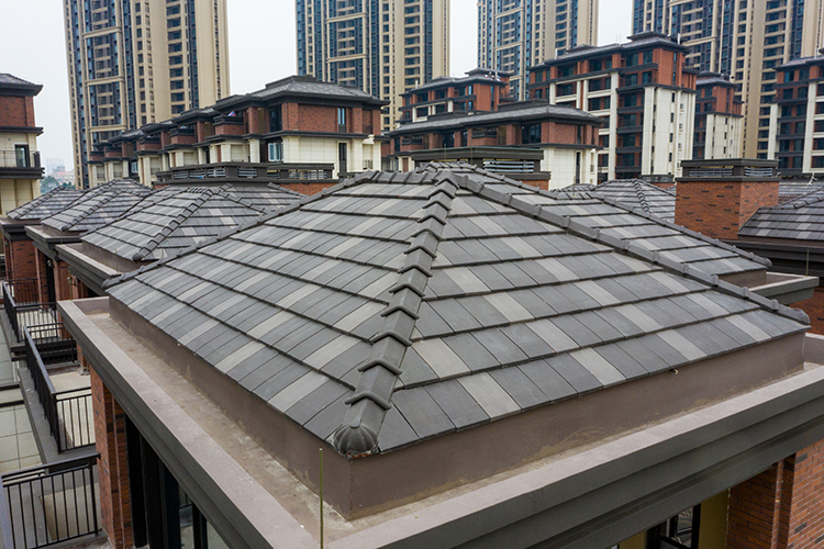 Flat Roof Tiles Dark Grey