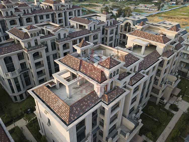 Dark Brown Roofing Tiles