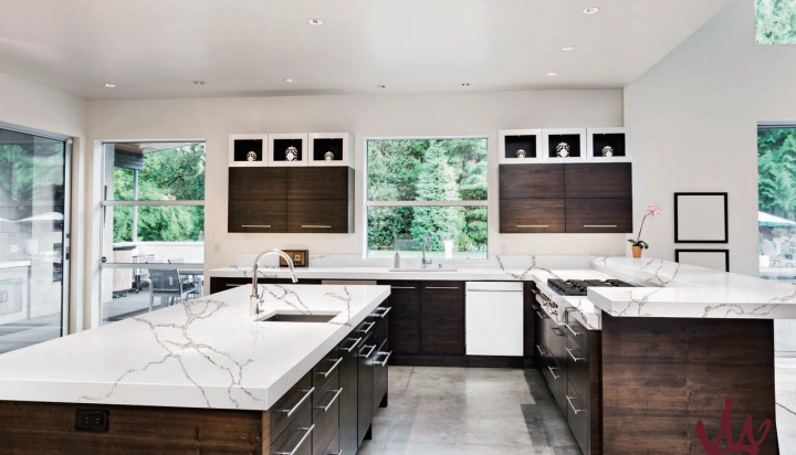 How to clean quartz stone countertops ?