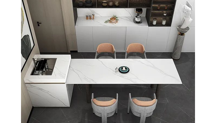 Rongguan Sintered Stone丨Glacier White, injects aesthetic poetry into the space Rongguan Sintered Stone丨Glacier White, injects aesthetic poetry into the space