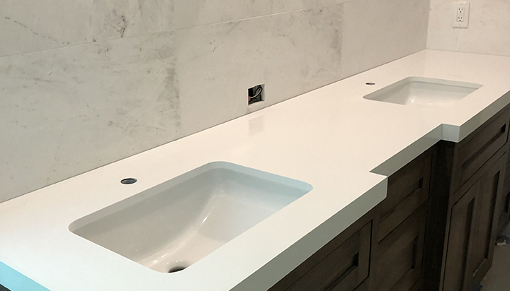 Reasons and advantages of selecting quartz stone for bathroom and washbasins countertops