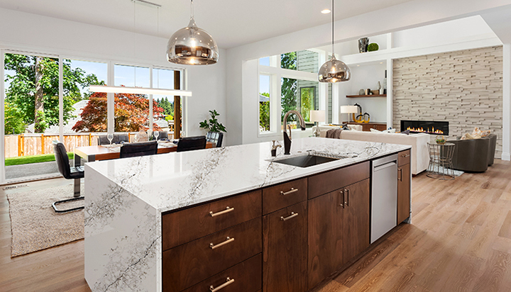 What are common quality issues with calacatta quartz stone?