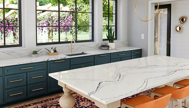 What are the techniques for treating quartz stone joints?