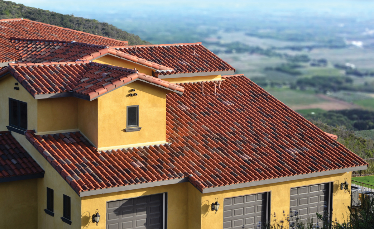 What climate is suitable for Roman clay roof tile?