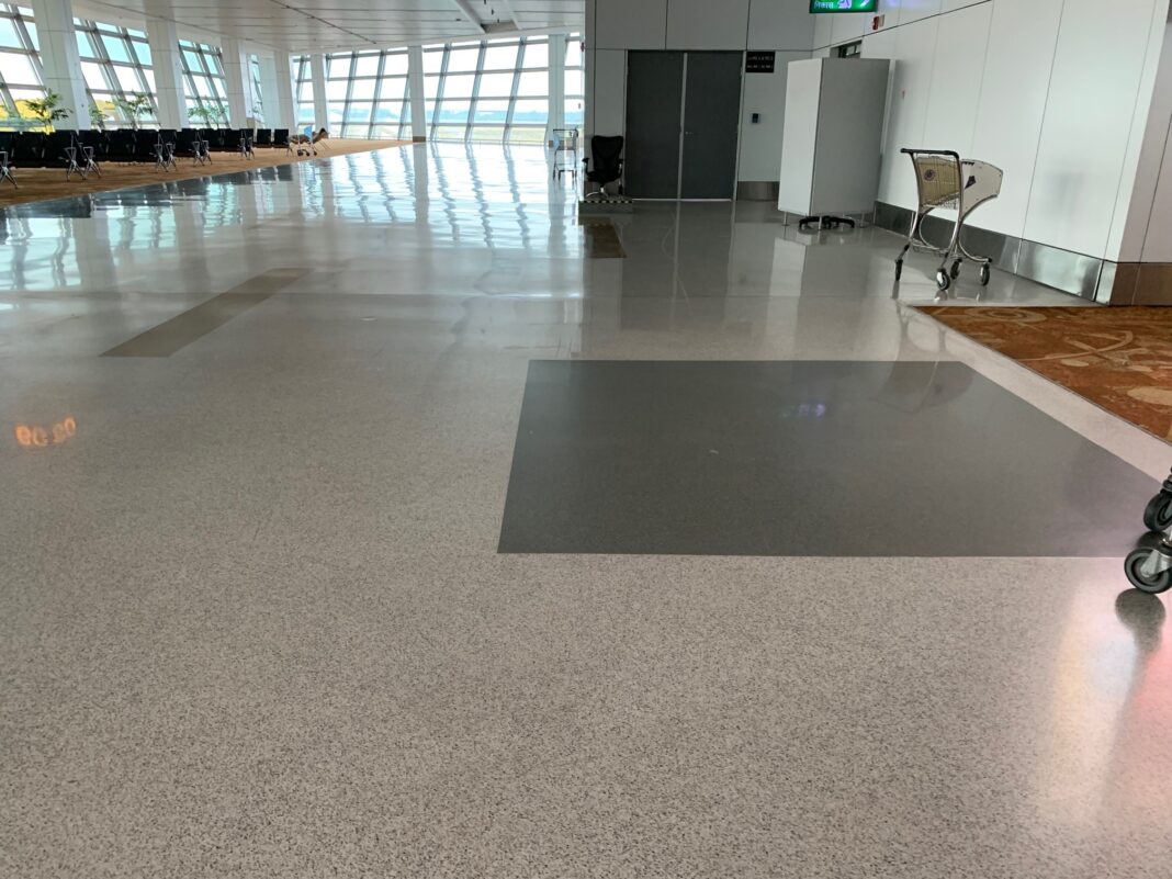 Is terrazzo stone flooring suitable for high traffic areas?