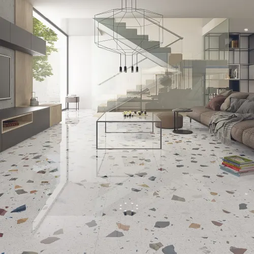 How long does the construction of terrazzo stone flooring take?