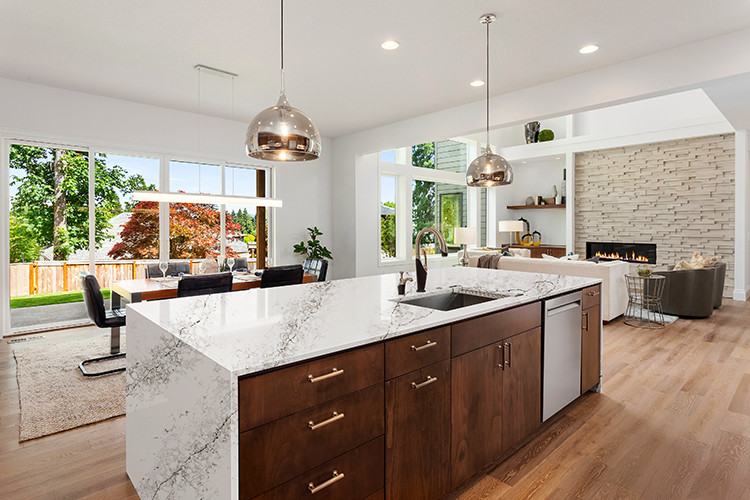 quartz stone benchtop