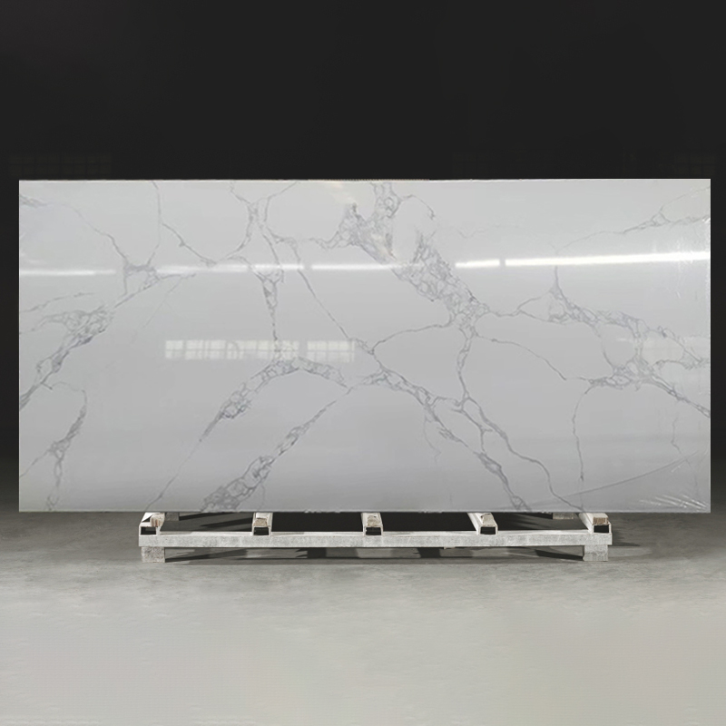 Supply Natural Veins Calacatta Quartz Slab Wholesale Factory - Foshan ...