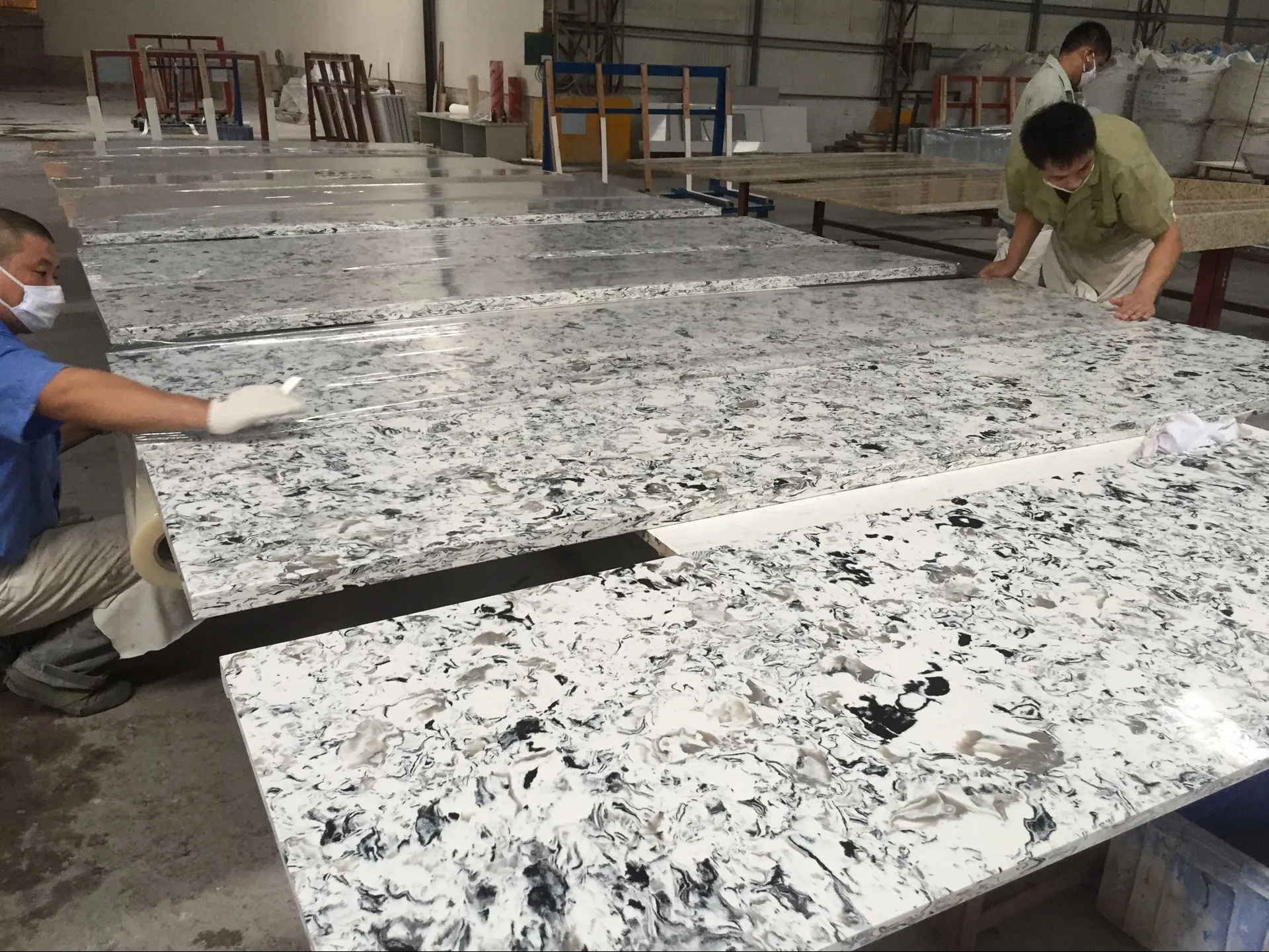 Marble countertop