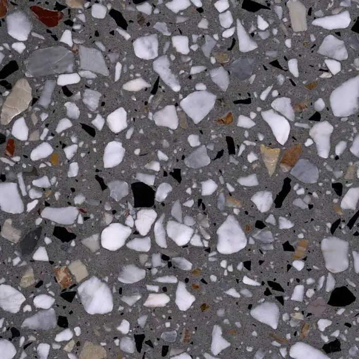 What kind of stone is terrazzo