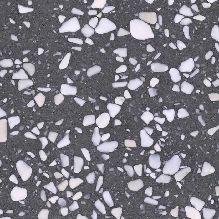 Is terrazzo stone a type of quartz? How to identify them?