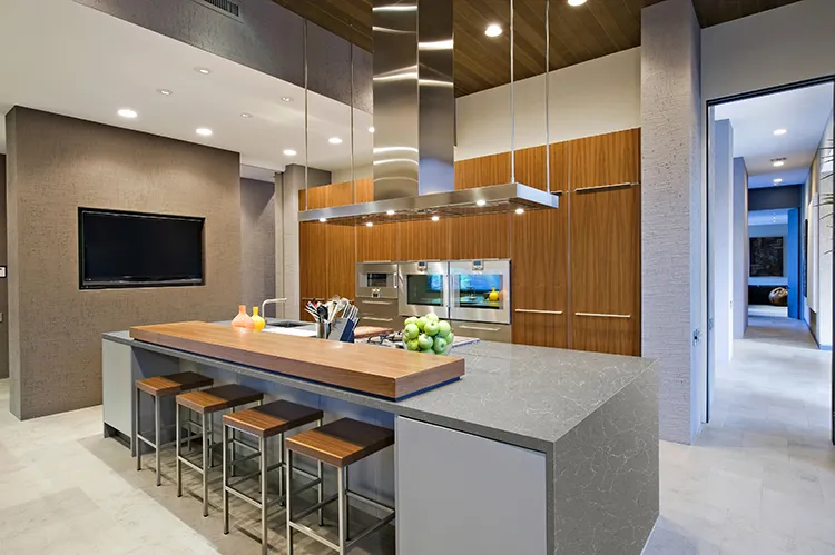 Marble Look Quartz Countertops For Elegant Kitchens