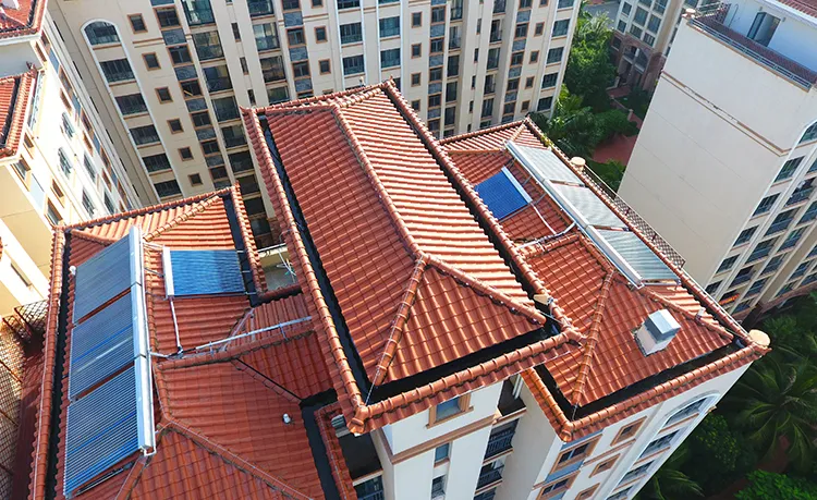 What is the name of Spanish roof tiles?