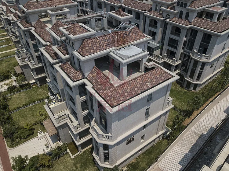 flat clay roof tile