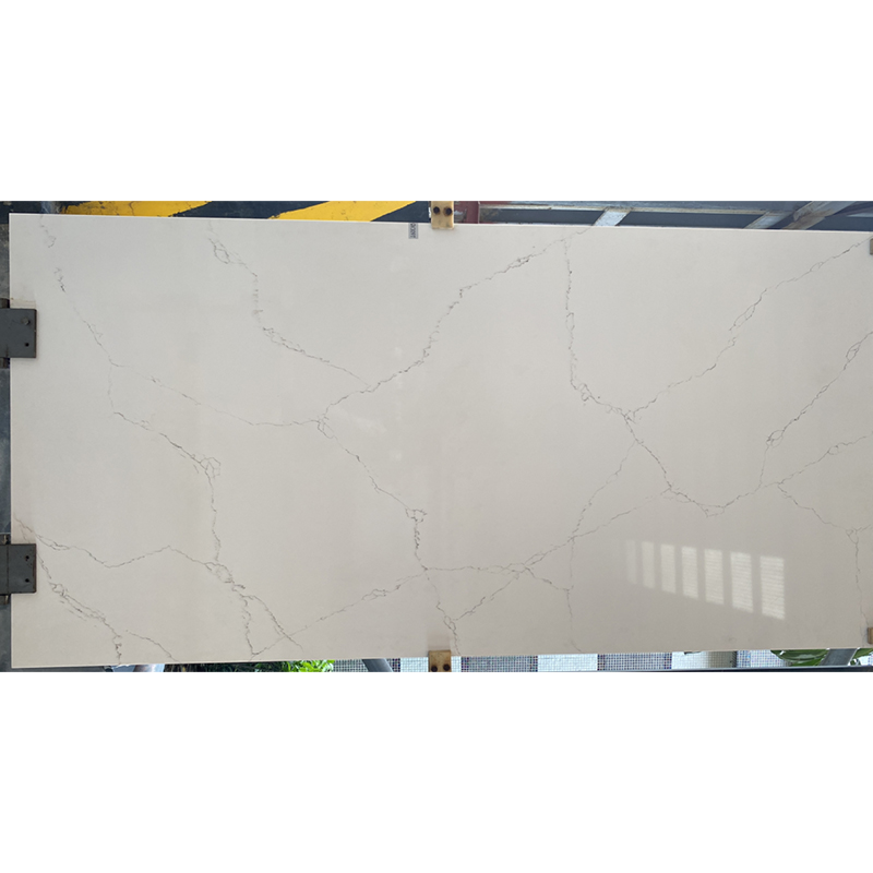Empira white quartz stone slabs
