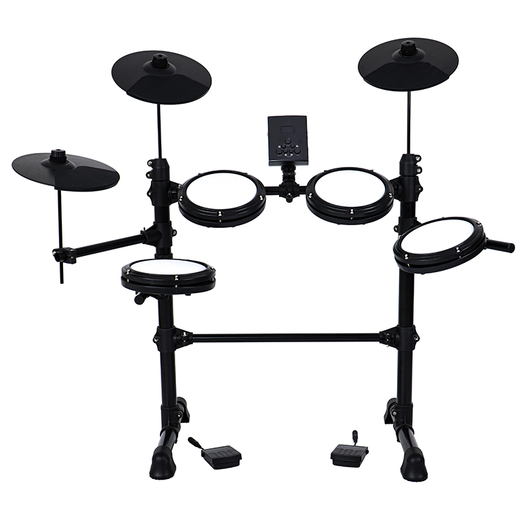 Mini Electronic Drum Set With 5 Drums 3 Cymbals