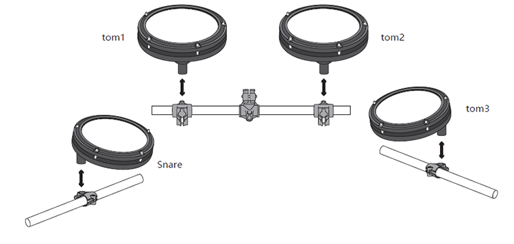 Mini Electronic Drum Set