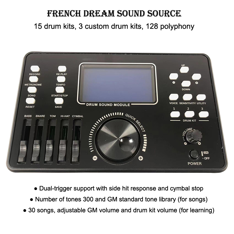 French Sound Source Electronic Drum Set