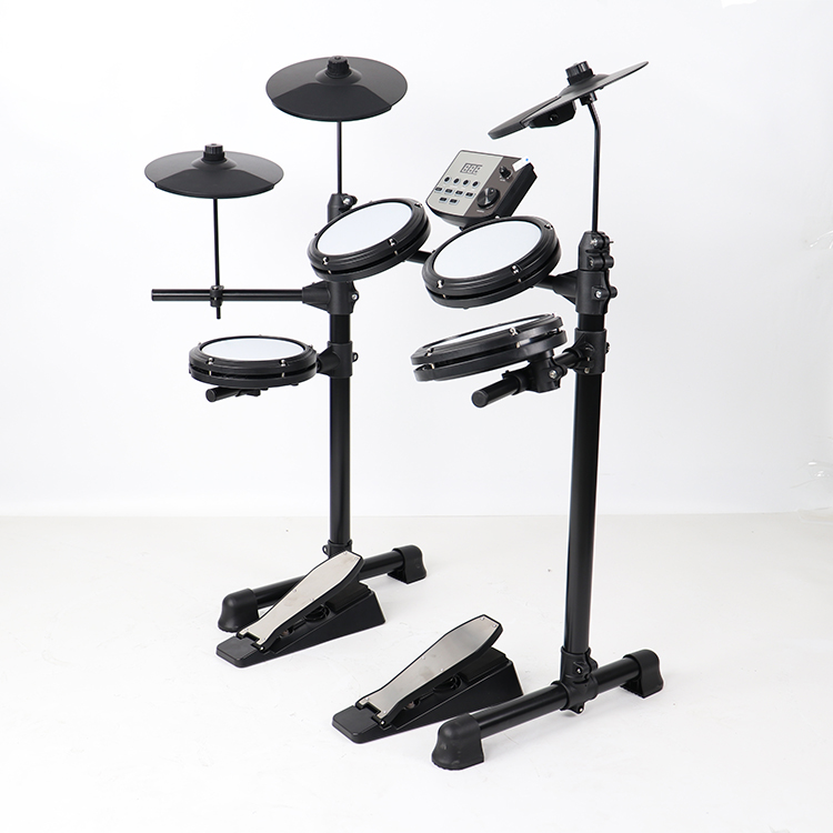 Portable Electronic Drums Set With 5 Drums 3 Cymbals