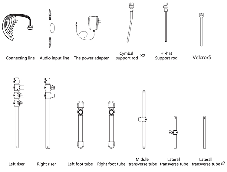 Foldable Drum Set