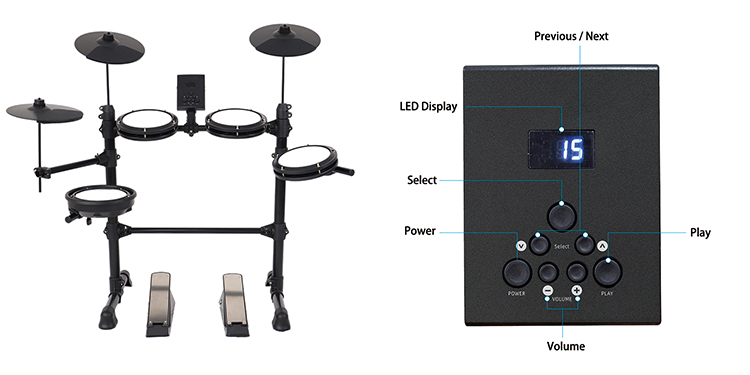 Electronic Drum Portable Digital Drum Set