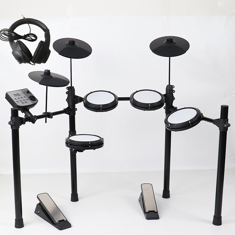 Supply Percussion Electronic Drum Kit With Headphones Wholesale Factory