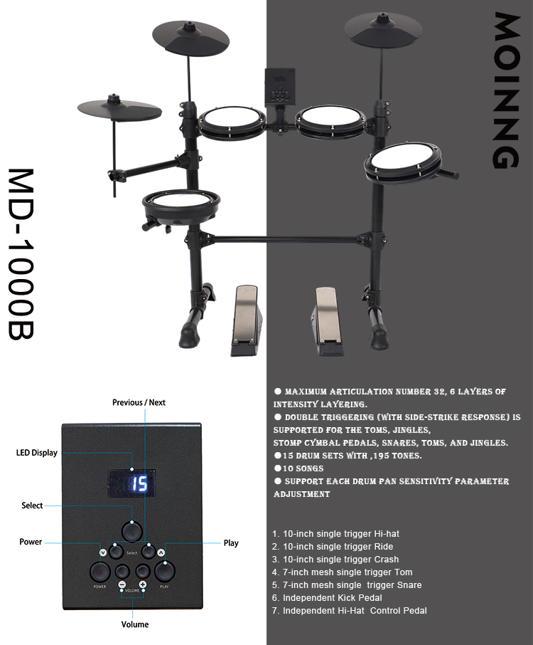 Electronic Drum Set for Beginners