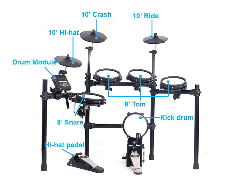 Professional Electric Drum Set