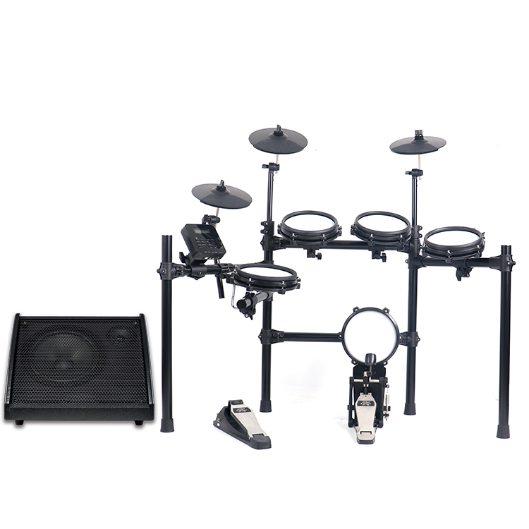 Command Type Digital Drum Set With 5 Drums 3 Cymbals
