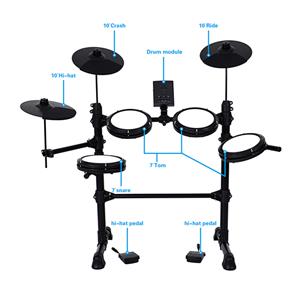 Percussion Instruments Mini Foldable Electronic Drum Kit