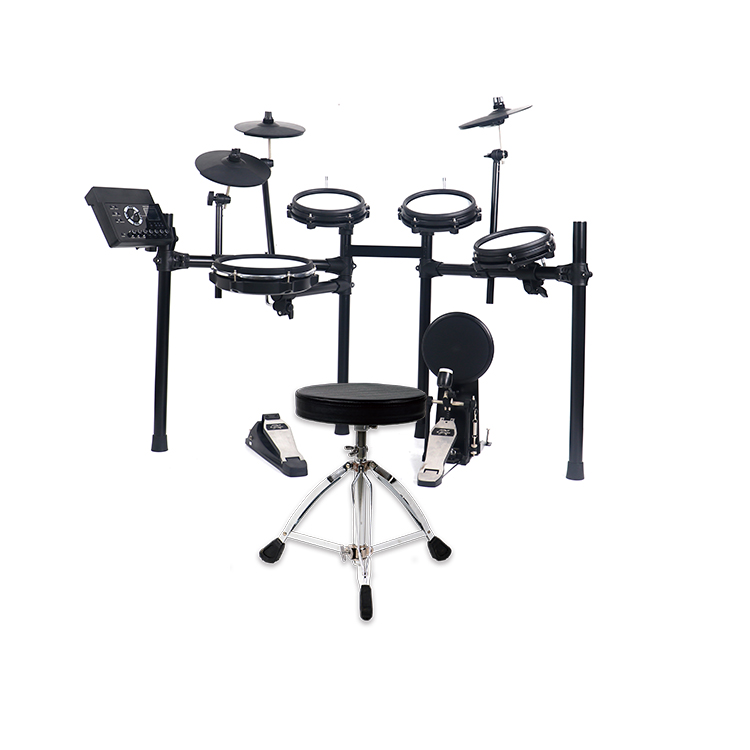 Mesh Head Digital Drum Set Silent Electronic Drum Kit