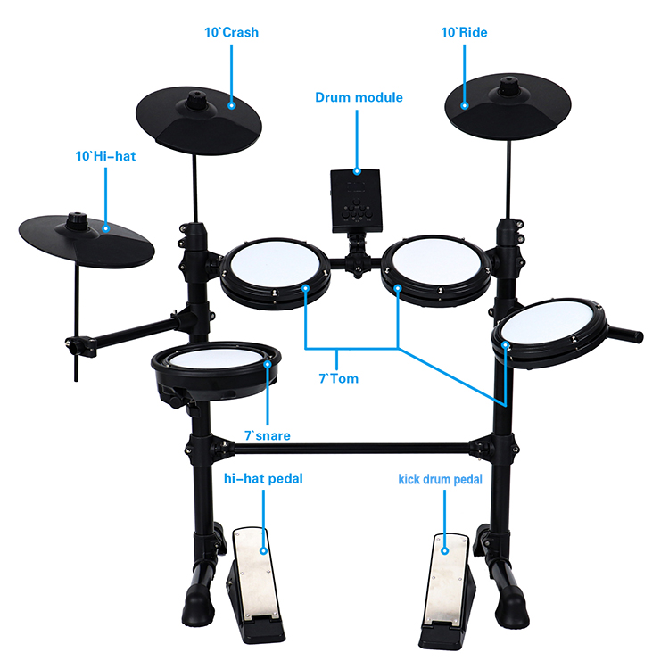 Digital Drum Set Electronic Drum Kit Beginner