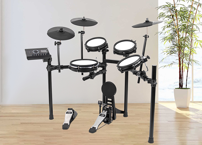 MOINNG KHT-53 Electronic Drum Kit Playing Video from Customer