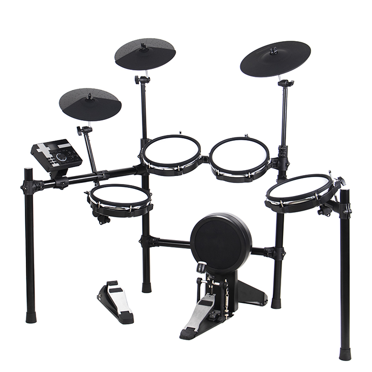 Electric Drum Kits with Five Drums and Three Cymbals