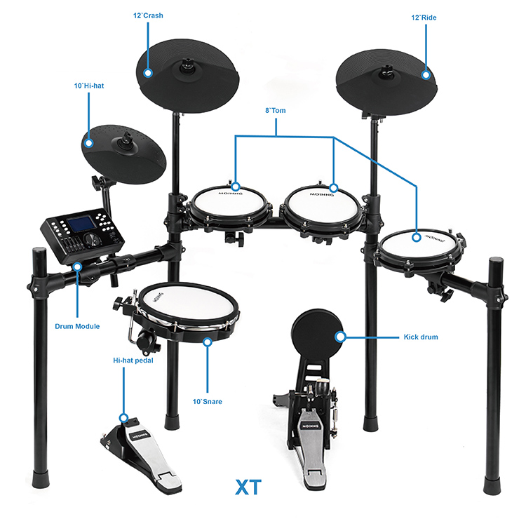 Eight Piece Electric Drum