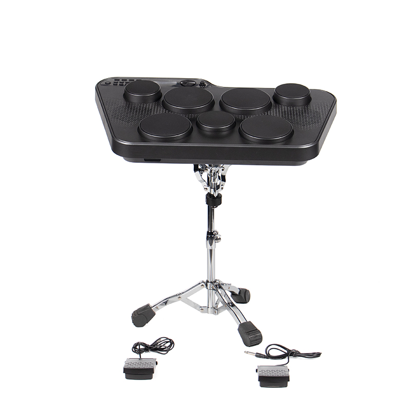 MOYIN MP300 Portable Electronic Drums Kit with Stands Support Outdoor Playing