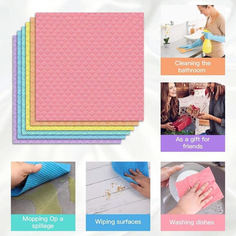 Eco-friendly household cleaning kitchen swedish dish cloths