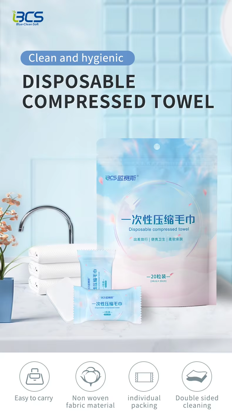 Compressed face towel