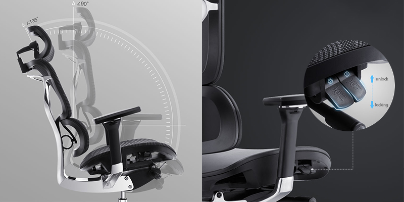 stylish ergonomic office chair