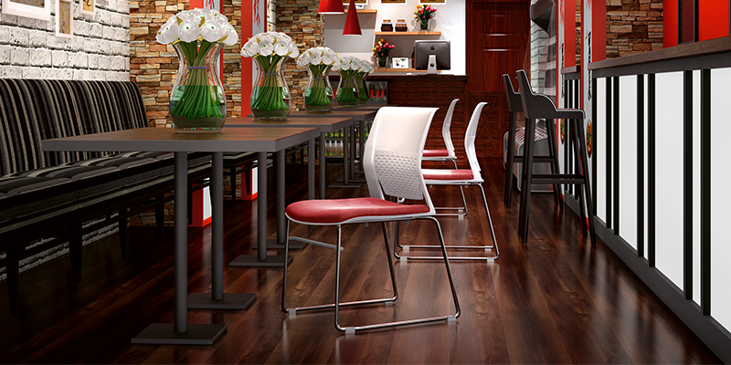 modern plastic dining chairs