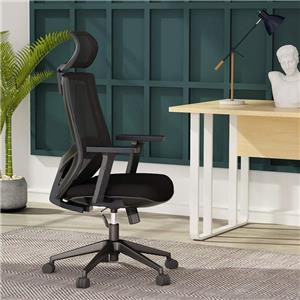 Cadeira de escritório giratória e ergonômica moderna