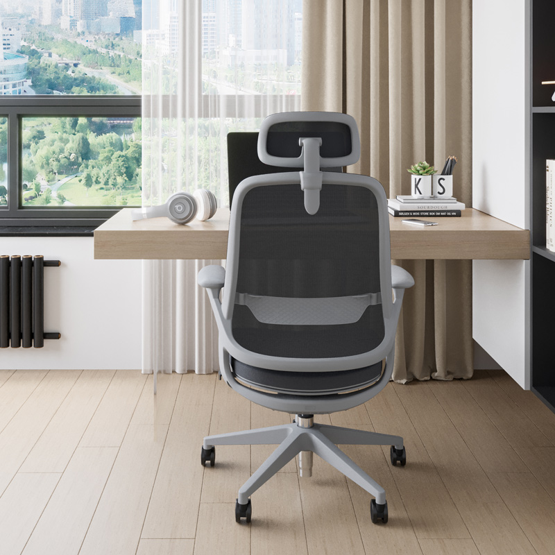 Moderne ergonomische und komfortable Arbeitsstühle für das Home Office mit hoher Rückenlehne