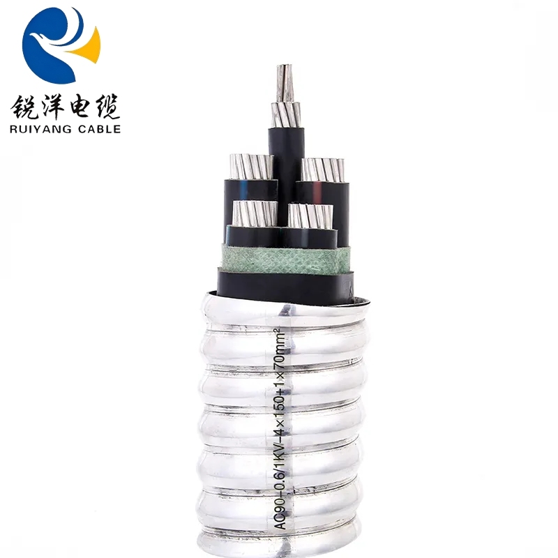 كابل كهربائي AC90 0.6/1 كيلو فولت